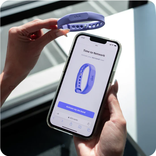 NFC Hand Band – Tap to Share Your Digital Profile