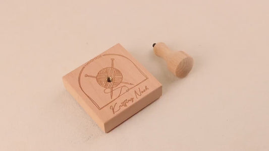 Personalized Wooden Rubber Stamp for Packaging, Boxes & Branding